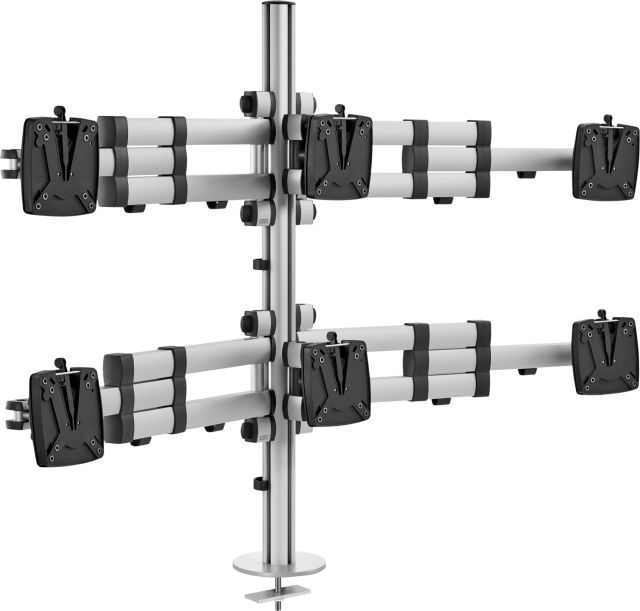 Novus TSS Sextett Telescope is designed for easy alignment of six monitors for comfortable stacked viewing.