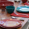 Confetti Dinner Plate, Salad Plate and Bowl Dinnerware Set, Peacock, 12-piece set slideshow image 5 Confetti Dinner Plate, Salad Plate and Bowl Dinnerware Set, Peacock, 12-piece set slideshow image 5