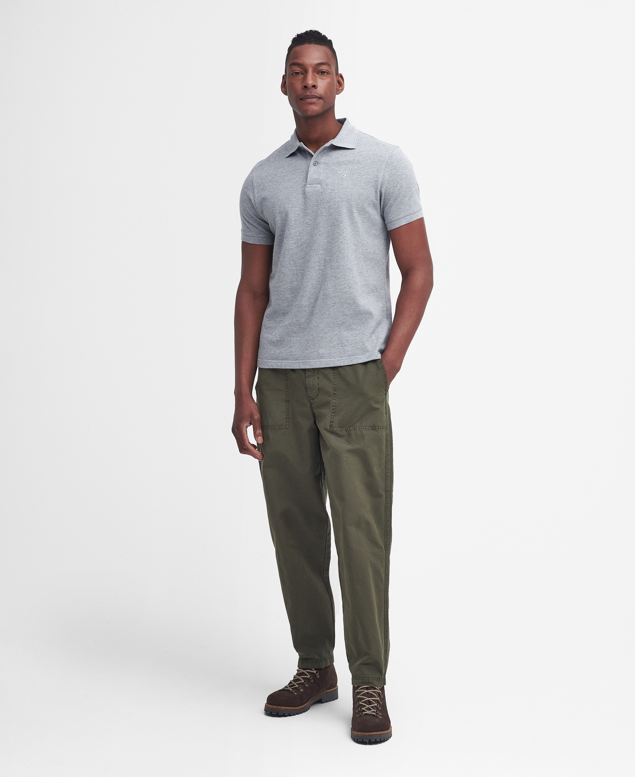 Sports Short-Sleeved Polo Shirt image number 1