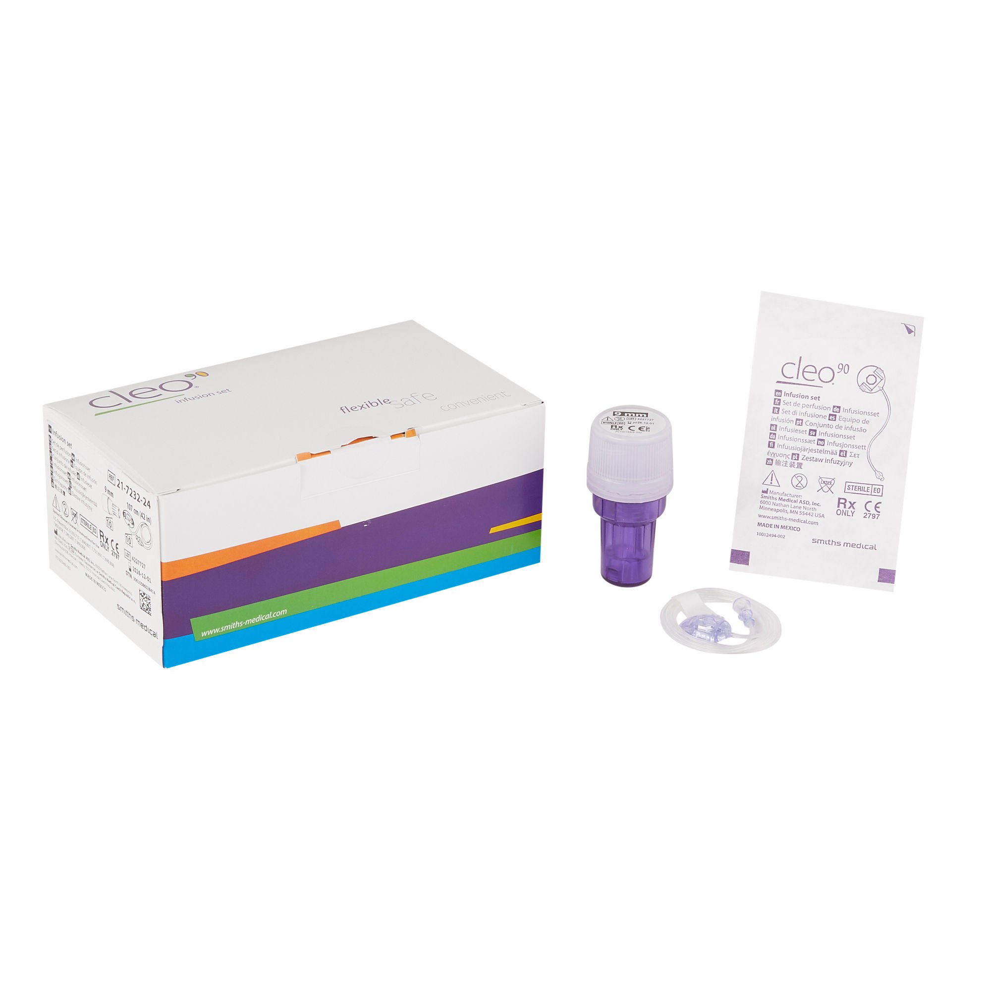 ICU Medical FKA Smiths Medical INFUSION SET, CLEO 9MMX42" (10/BX)