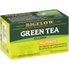 Green Tea Decaf - Case of 6 boxes- total of 120 teabags