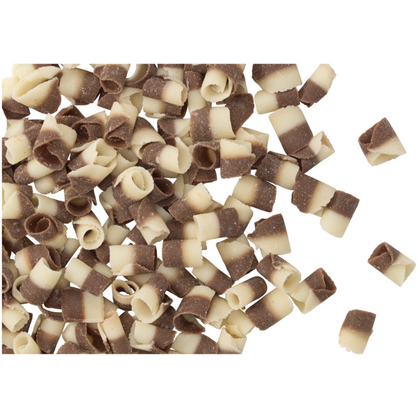 Dark/White Marbled Blossom Curls 5# Made Simply™ Chocolate