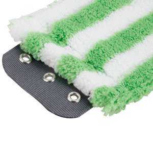 Unger, SmartColor Micro 7.0, Micro 7.0 Microfiber Tab Mop, 16"W, Green/White