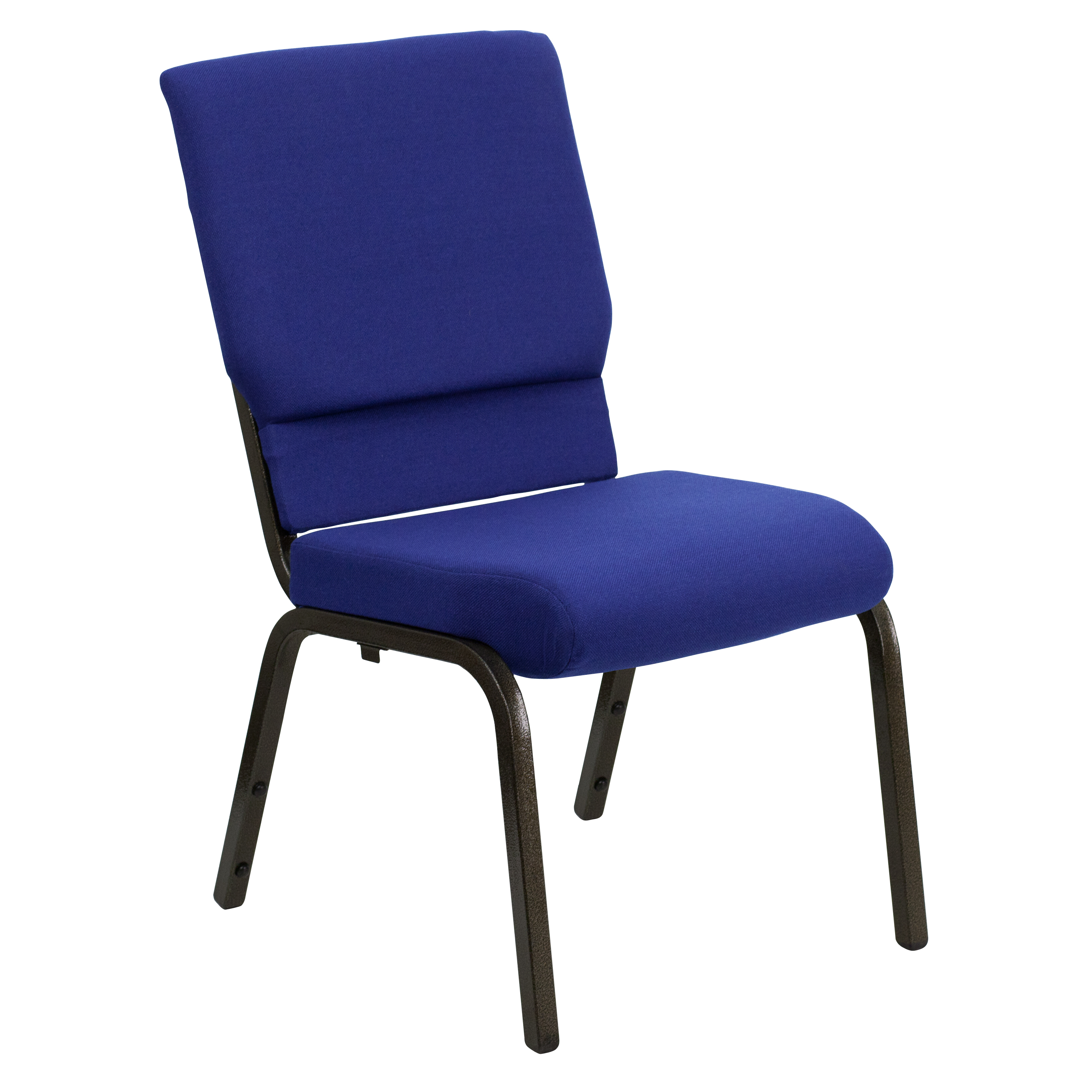 HERCULES Series 18.5''W Stacking Church Chair in Purple Fabric - Gold Vein Frame - Picture 106 of 140