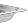 Half-size 1 ½-inch-deep Super Pan 3® stainless steel steam table pan