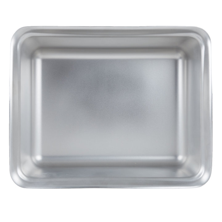 4.5-quart Miramar® contemporary stainless steel half-size food pan