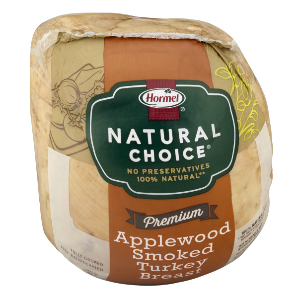 NATURAL CHOICE(r) Premium Applewood Smoked Turkey Breast, 2 pc . C1C1 - Front Center In Package (Hi Res)