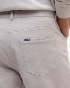 Washed Stretch Regular Trousers