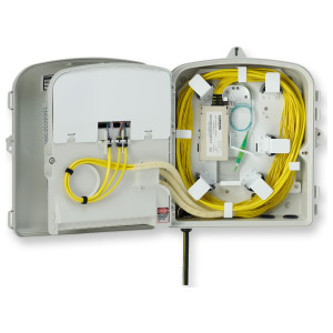 Mdu Riser Guard Corning MDU04F3326C-UF00A1 OptiSheath MDU Splitter Terminal ...