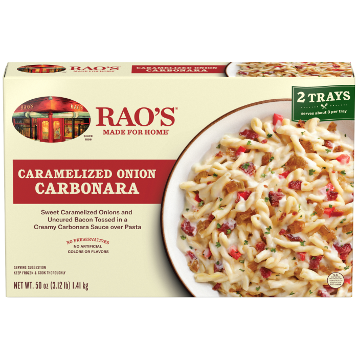 Caramelized Onion Carbonara Frozen Meal, 50 oz