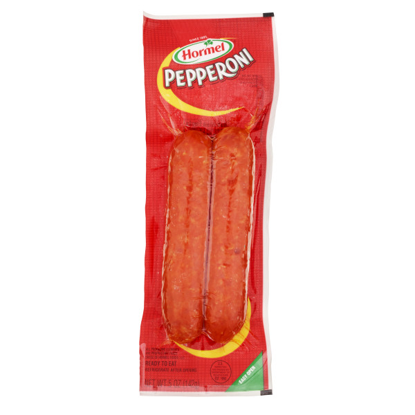 HORMEL(r) Pepperoni, Twin Link, 16/5 oz. . C1CB - Front Center Inner Pack (Hi Res)