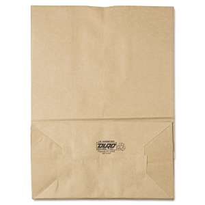 General, Grocery Paper Bags, 75 lb Capacity, 1/6 BBL, 12" x 7" x 17", Kraft