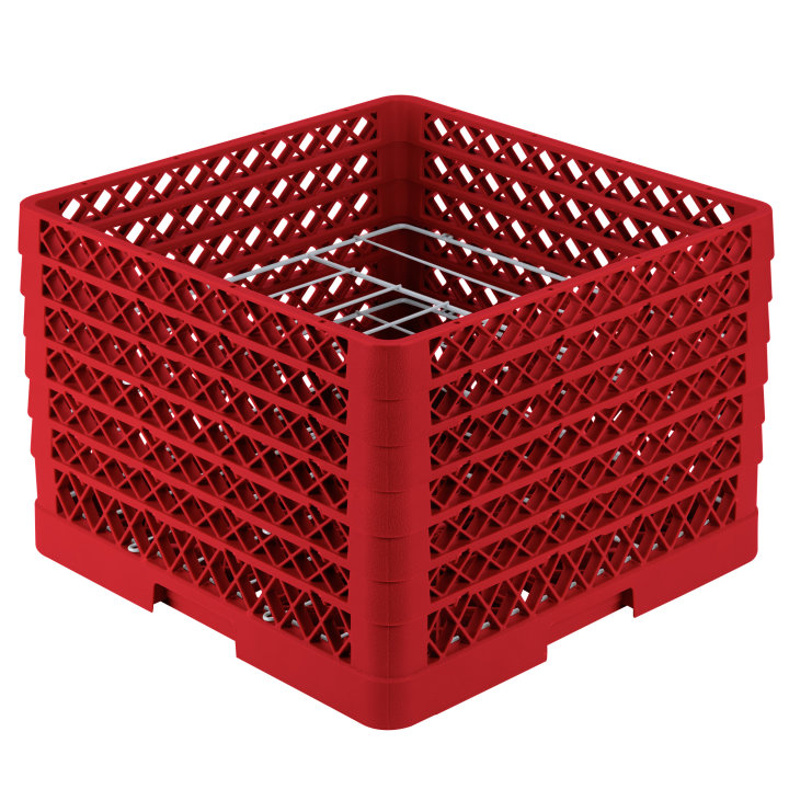Traex® Plate Crate® Warewashing System with six extenders