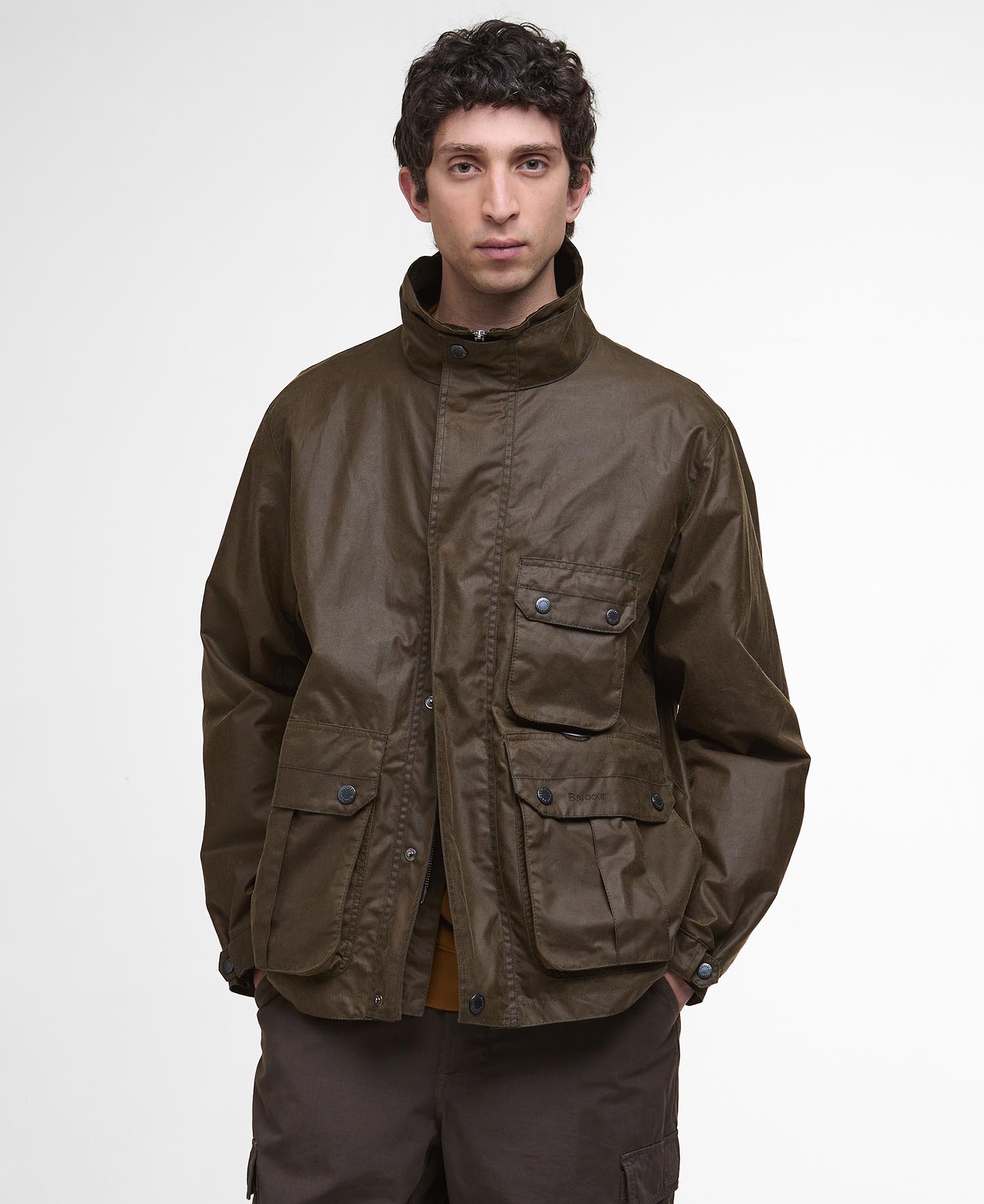 Re-Engineered Utility Bedale Waxed Jacket image number 0