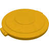 Carlisle, Bronco, Round, Polyethylene, 32 gal, Yellow, Receptacle Lid