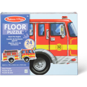 Giant Fire Truck 24-Piece Floor Puzzle