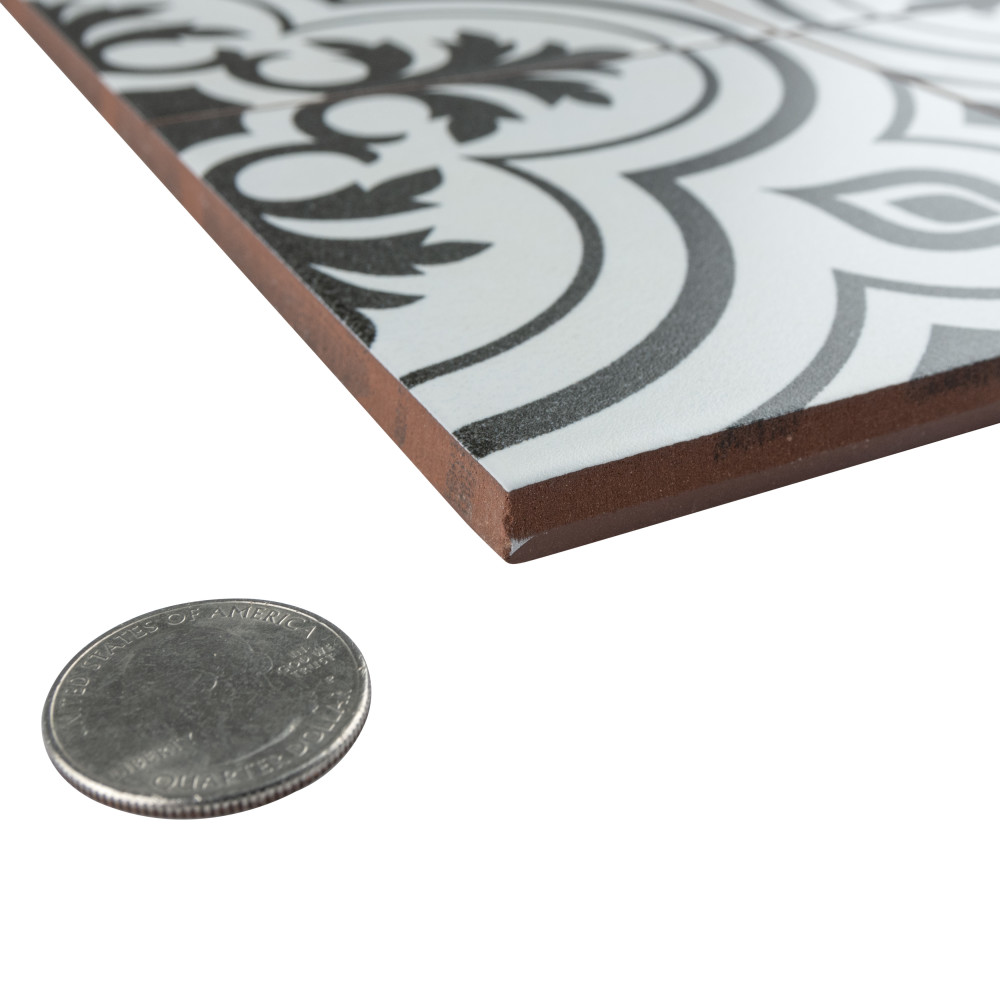 Sample – Harmonia Vintage White Ceramic Floor and Wall Tile