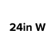 Banner Stand Width 24in W