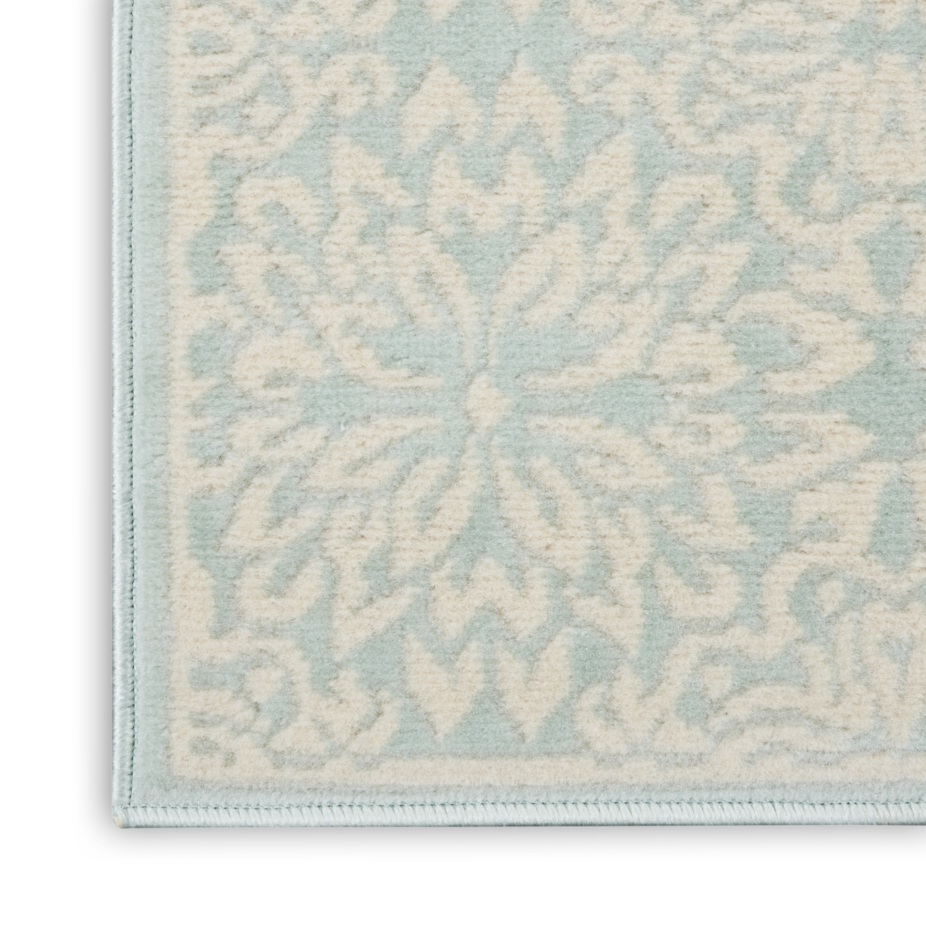 Nourison Jubilant 2' x 4' Ivory Green Farmhouse Indoor Rug