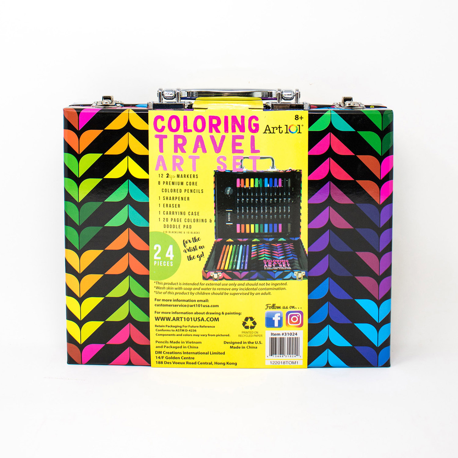 Art 101 Colorable Travel Art Kit image number null
