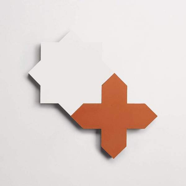 cement: pavimenti act I | grand ensemble | matte | white + flowerpot | sample 