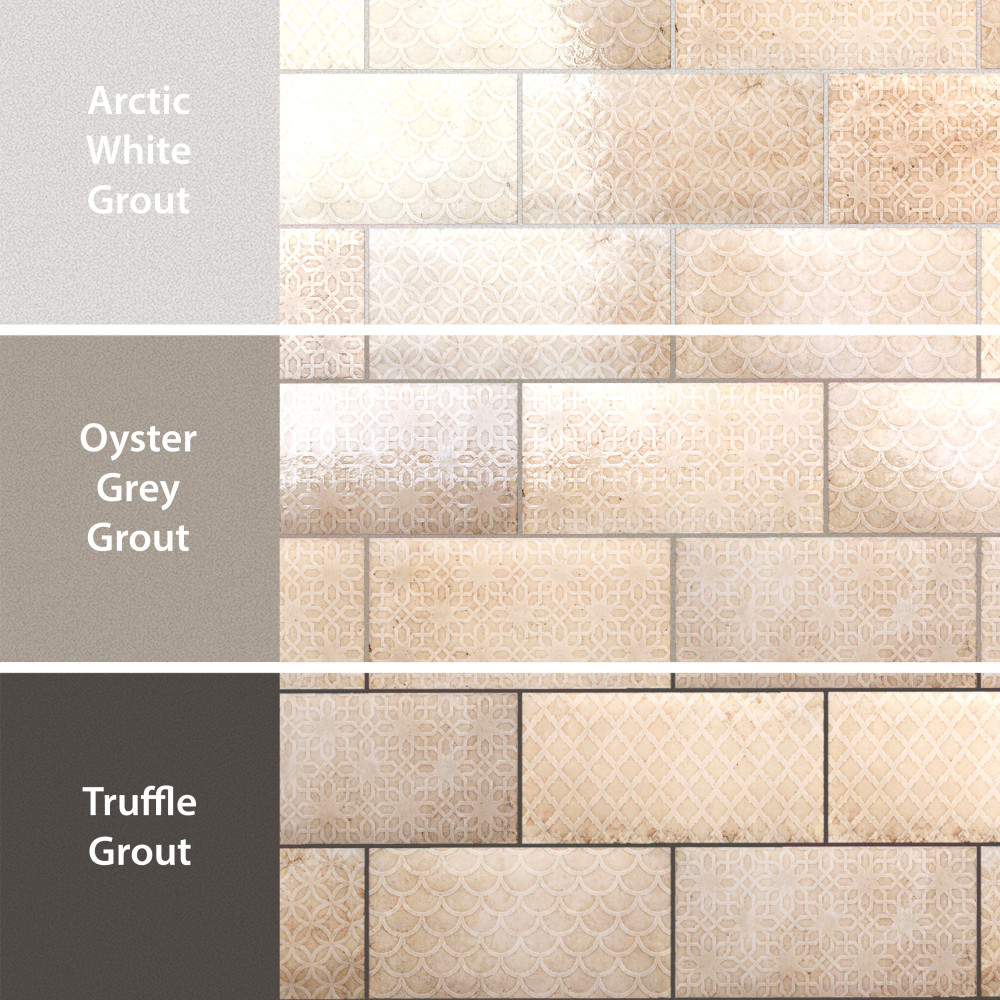 Camden Decor Bone 4 in. x 8 in. Ceramic Wall Tile