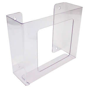 Impact, Safety Zone® Plastic Holder for Disposable Glove Boxes, 2 Boxes, Translucent