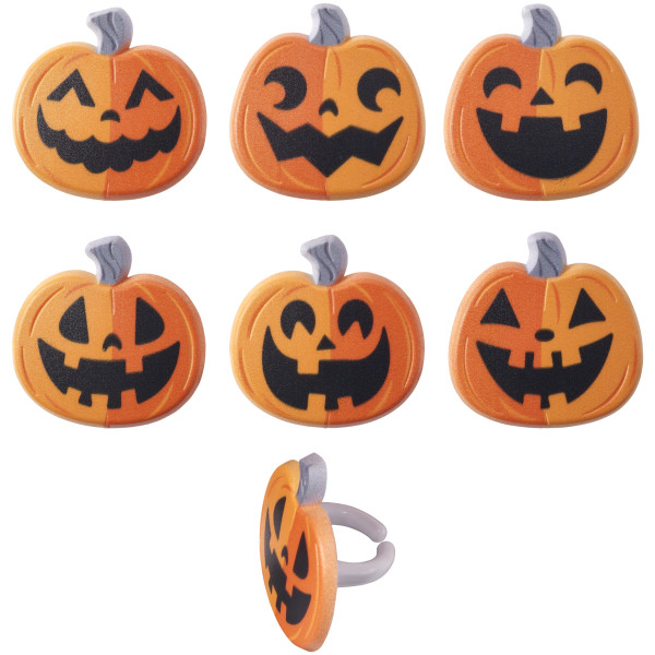 Jack-O'-Lanterns Cupcake Rings