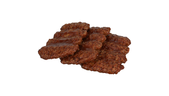 AdvancePierre™ Fully Cooked Beef Rib Patties with Honey BBQ Sauce, 3.25 oz_image_2