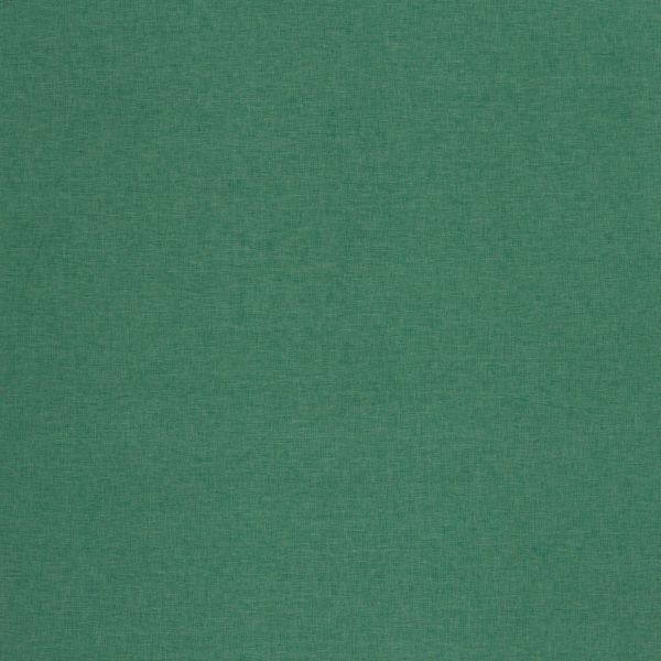 Green woven fabric swatch occupying the entire frame (subtle crosshatch texture), lying flat and taut, providing a uniformly lit, neutral background with muted teal-green color.