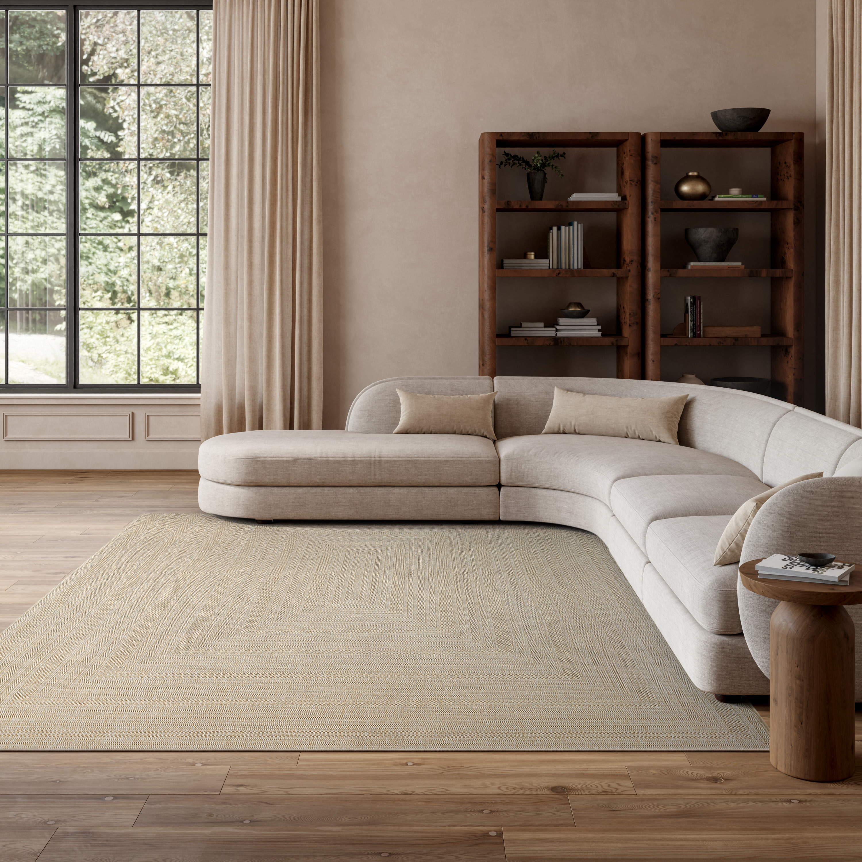 Nourison Tulum 8' x 10' Cream Outdoor Rug