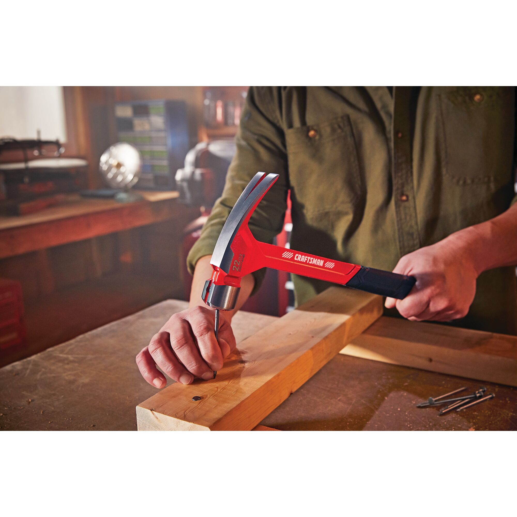 View of CRAFTSMAN Hammers: One-Piece Steel  being used by consumer