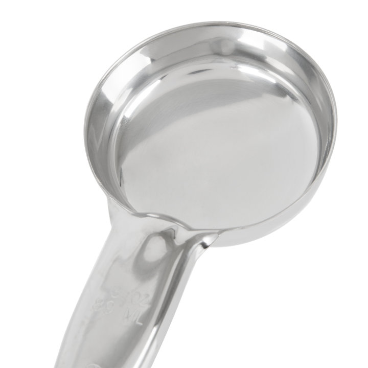 3-ounce one-piece heavy-duty solid round Spoodle® utensil with ivory nylon handle