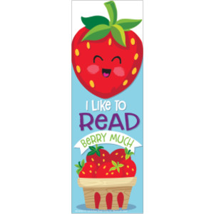 Strawberry Scented Bookmarks, Pack of 24