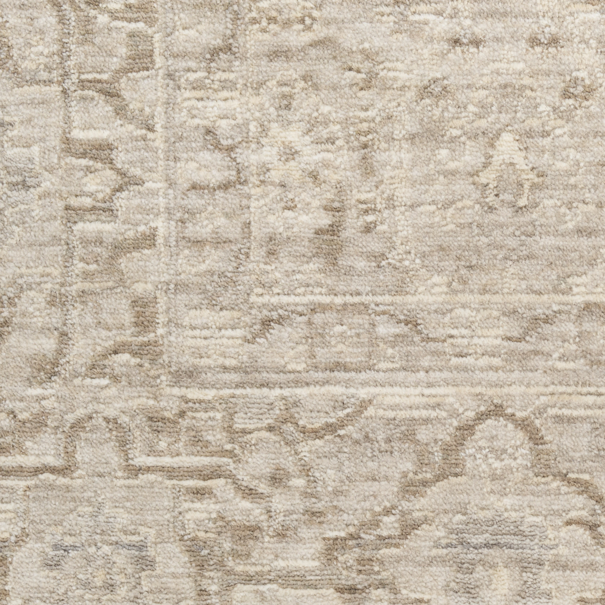 Nourison Shadows 7'10" x 9'10" Ivory Grey Vintage Indoor Rug