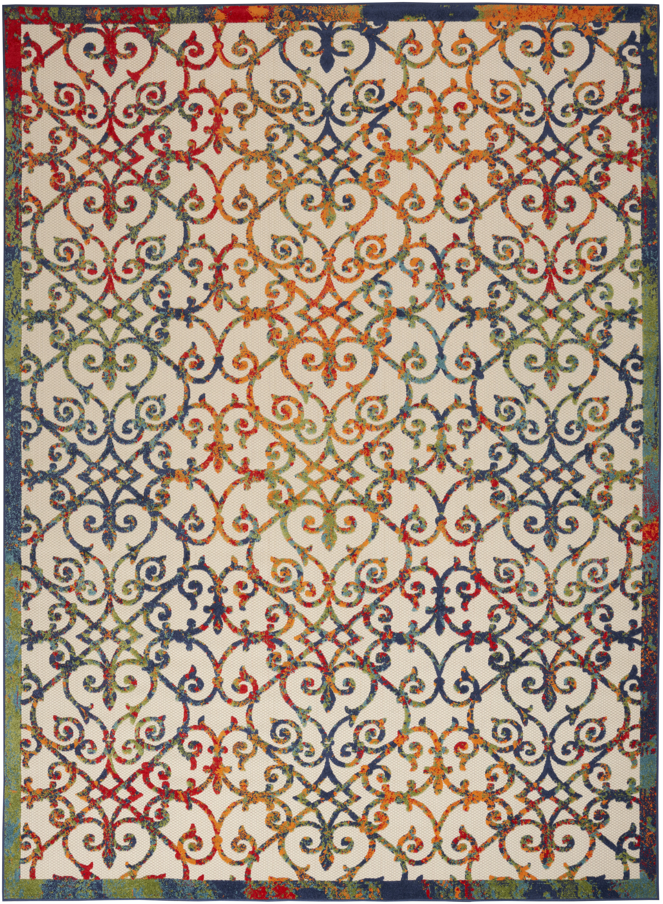 Nourison Aloha 9' x 12' Multicolor Contemporary Rug