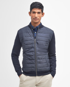 Essential Carn Quilted Jumper Classic Navy
