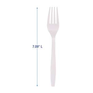 Boardwalk, Heavyweight Polypropylene Cutlery, Fork, White