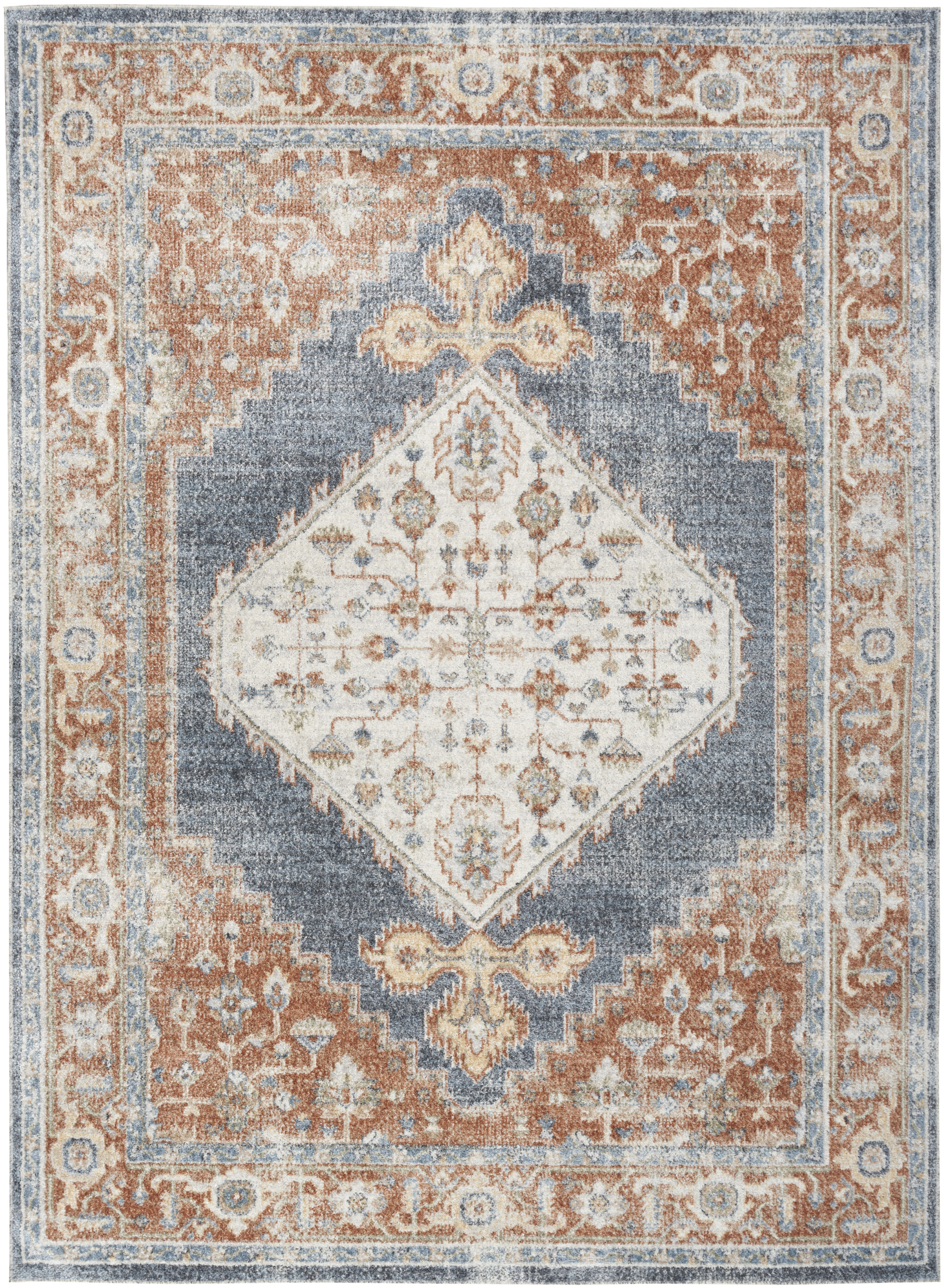 48.00" x 72.00" x .25" Astra Machine Washable Turkey N1652