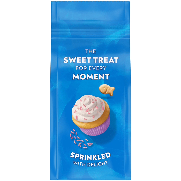 Goldfish® Grahams Vanilla Cupcake Baked Grahams, 6.6 oz, bag - Back Image