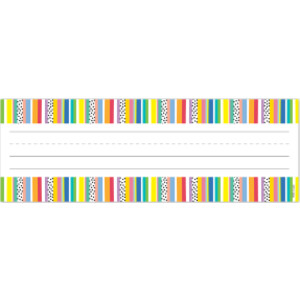 Stripes and Dots Name Plates