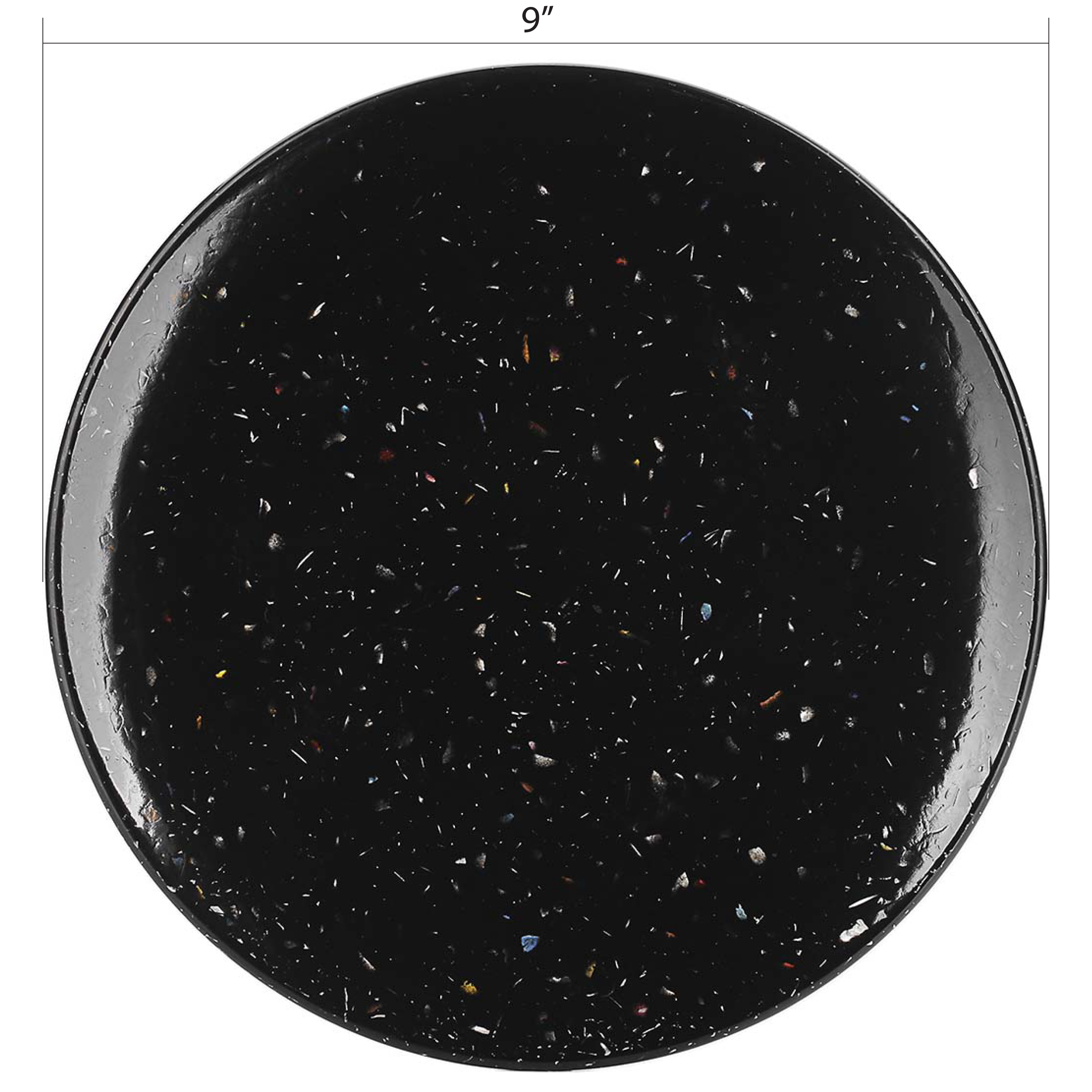 Confetti Salad Plate, Black, 6-piece set slideshow image 10 Confetti Salad Plate, Black, 6-piece set slideshow image 10