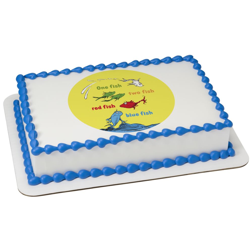 Image Cake Dr. Seuss One Fish, Two Fish