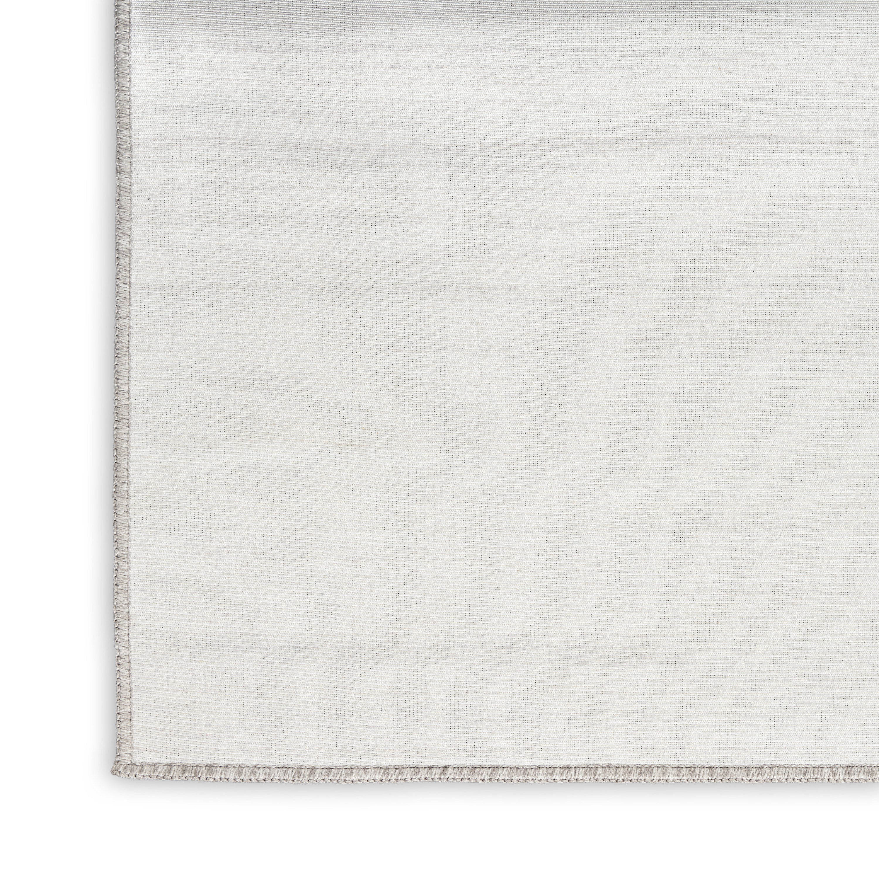 Nourison Washable Essentials 5'3" x 7'3" Ivory Grey Modern Indoor Rug