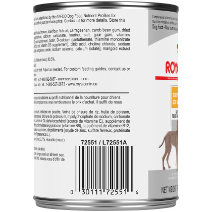 Royal Canin Canine Care Nutrition Sensitive Skin Care Canned Dog Food