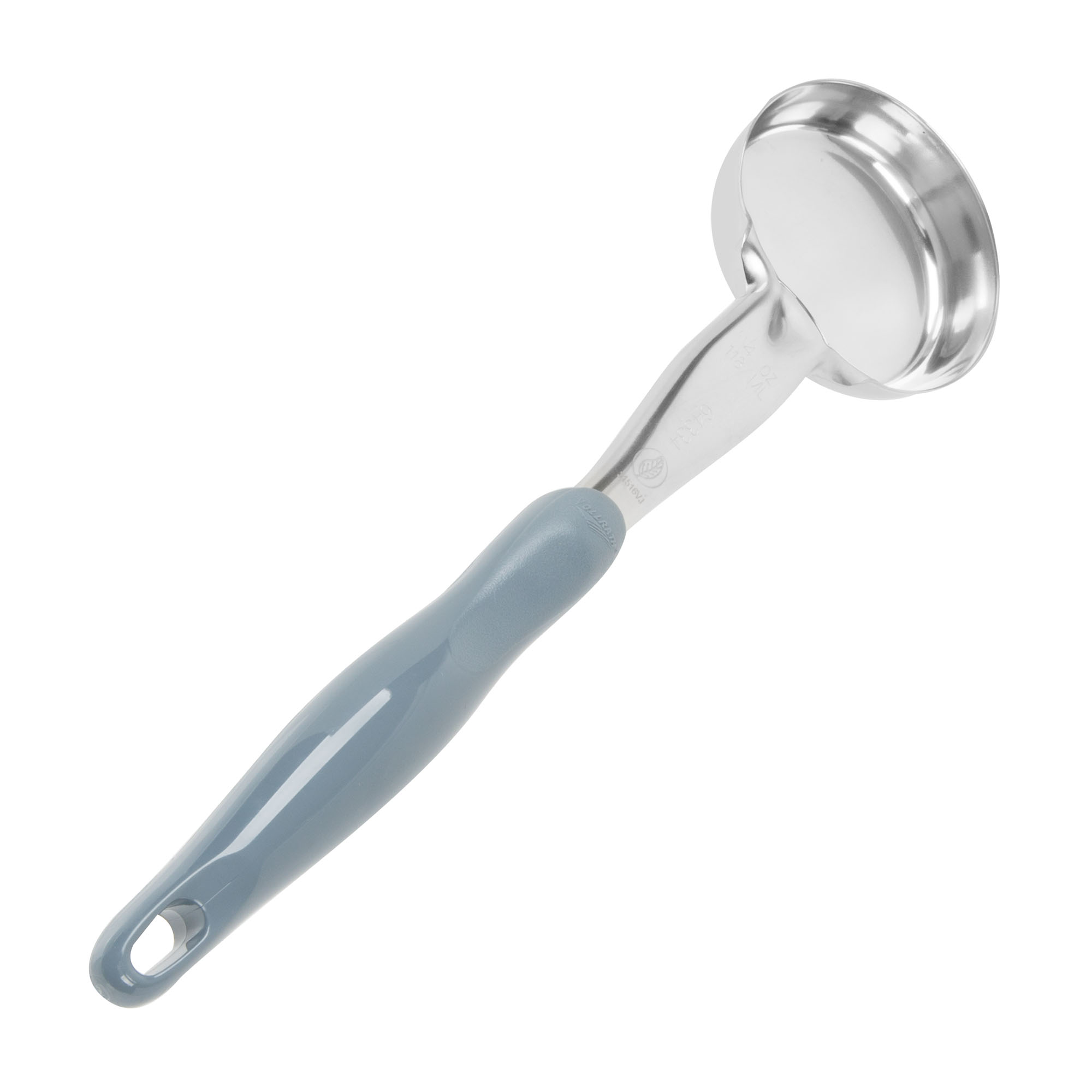 4ounce onepiece heavyduty solid round Spoodle® utensil with gray nylon handle