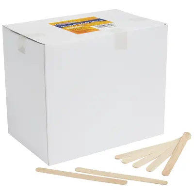 Creativity Street  Economy Regular Craft Sticks, Natural,  4-1/2" x 3/8", 1000 Pieces