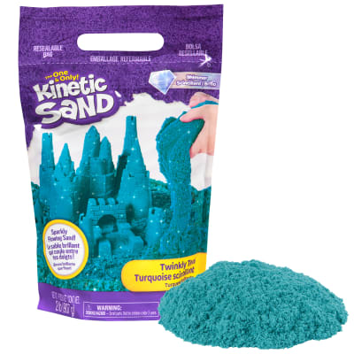 Kinetic Sand 2lb Shimmer Sand Teal