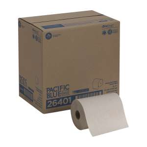 Georgia Pacific, Pacific Blue Basic, 350ft Roll Towel, 1 ply, Natural