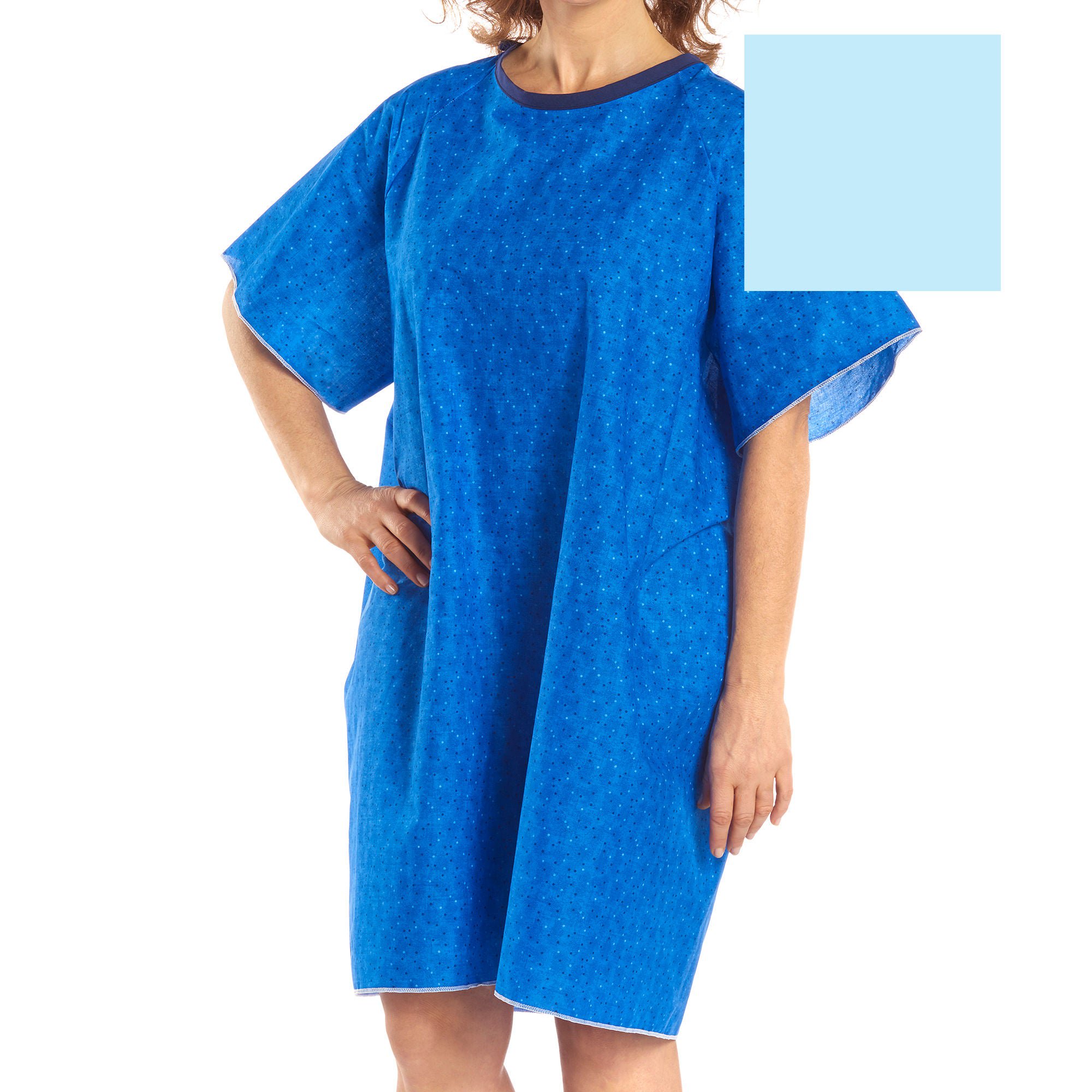 Snap Wrap™ Patient Exam Gown, Blue